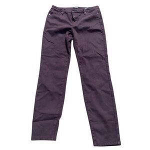 Buffalo David Bitton Women's Havana High-Rise Stretch Ankle Jean 10/30 Purple